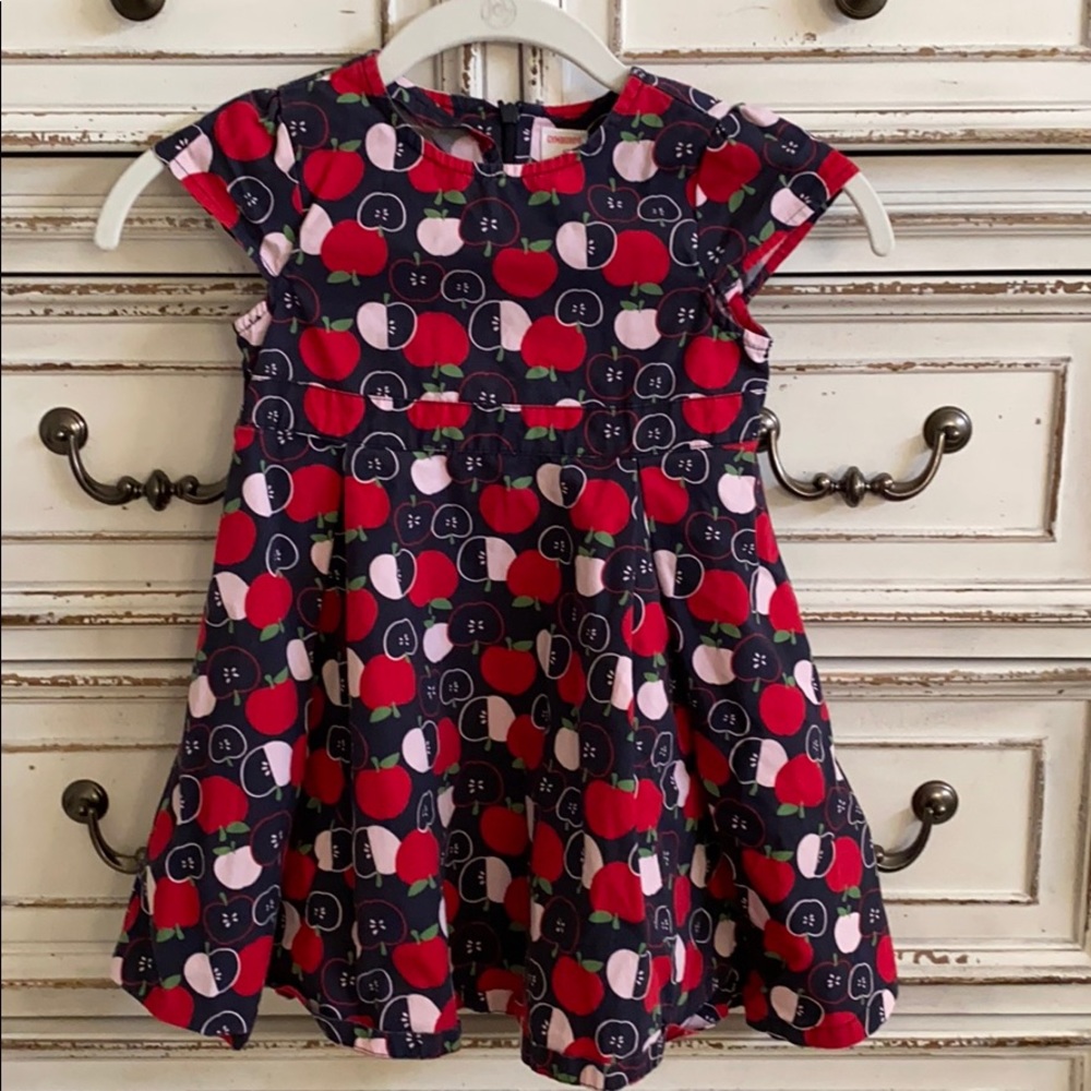 Gymboree back to school apple dress